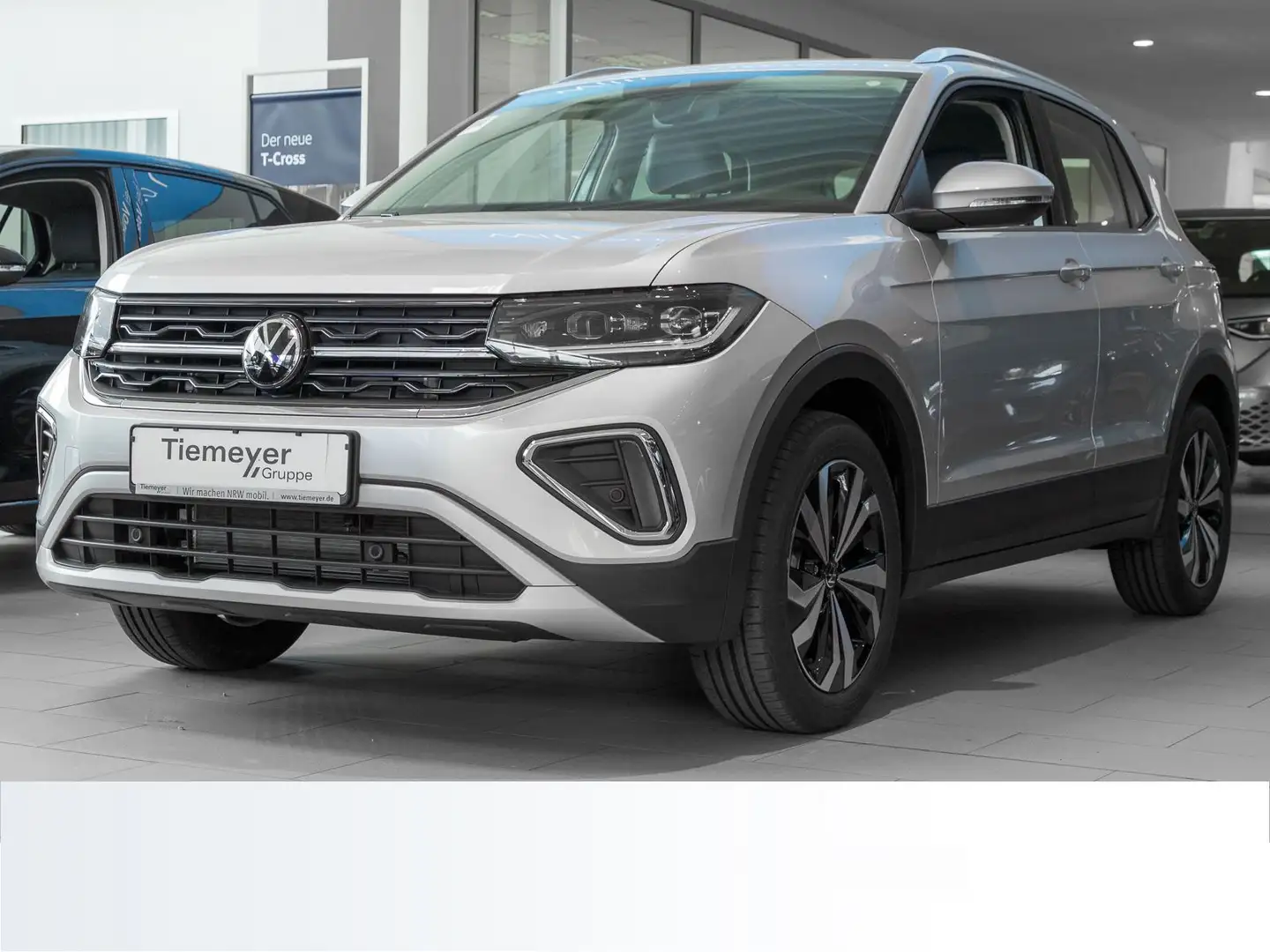 Volkswagen T-Cross 1.0 TSI DSG STYLE AHK NAVI IQ.DRIVE IQ.L Argento - 2