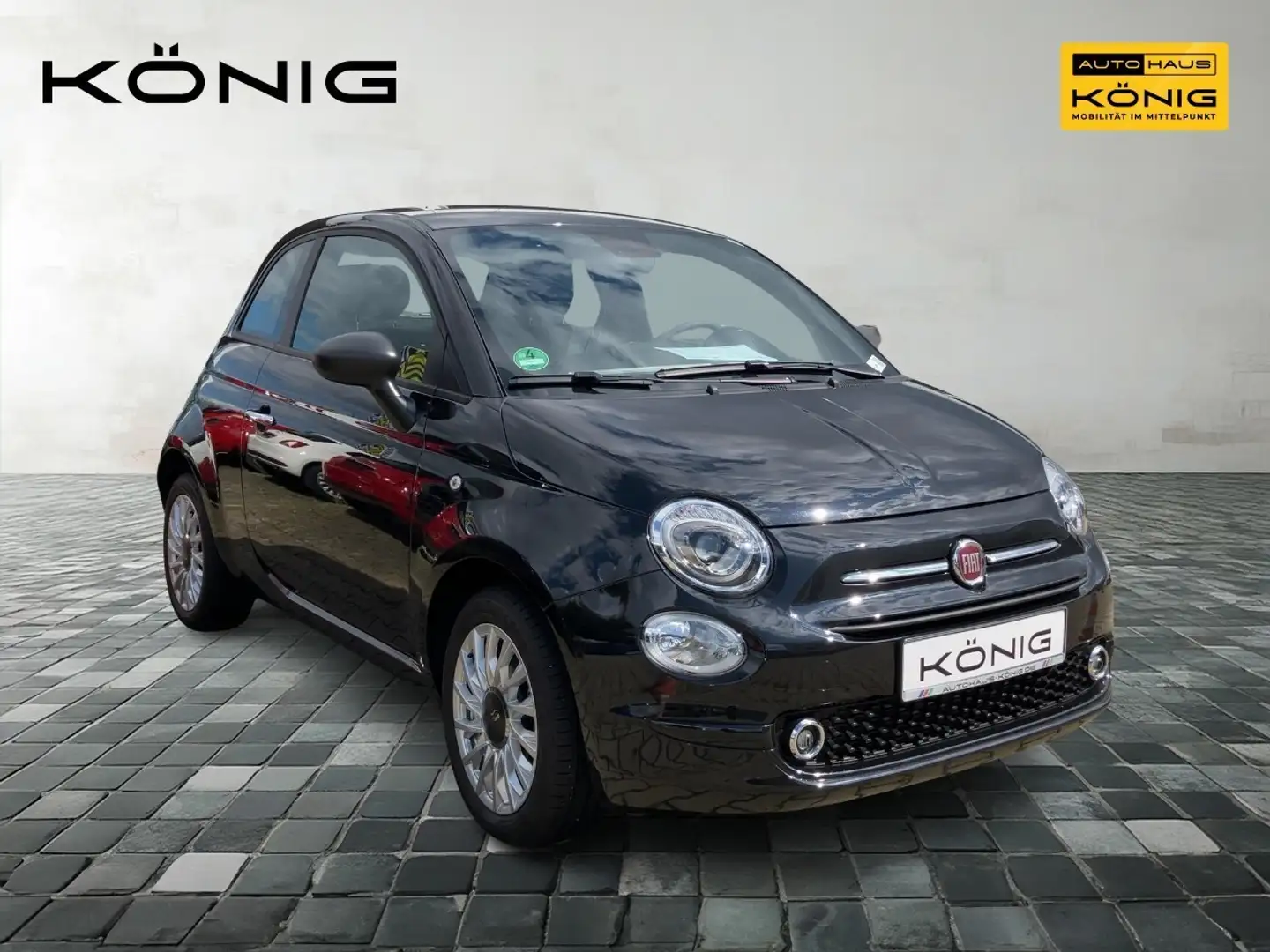 Fiat 500 MY23 1.0 Klima & Sound Komfortpaket Schwarz - 2