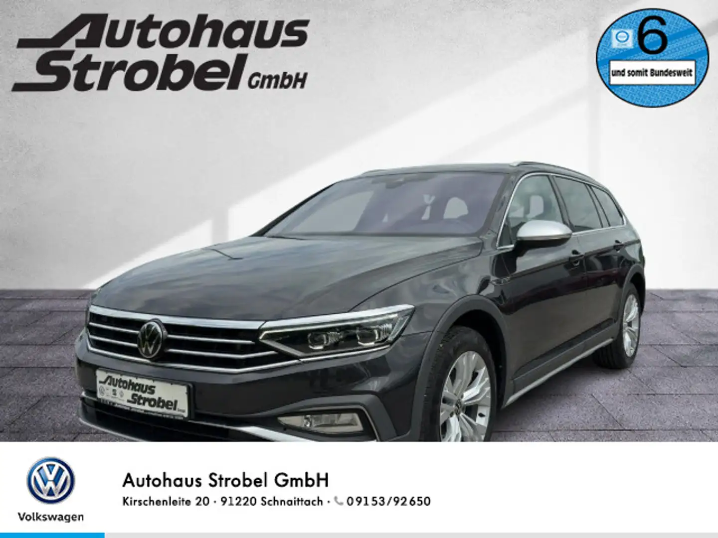 Volkswagen Passat Alltrack Passat Variant ALLTRACK 2.0 TDI DSG 4M AHK ACC S Grau - 1