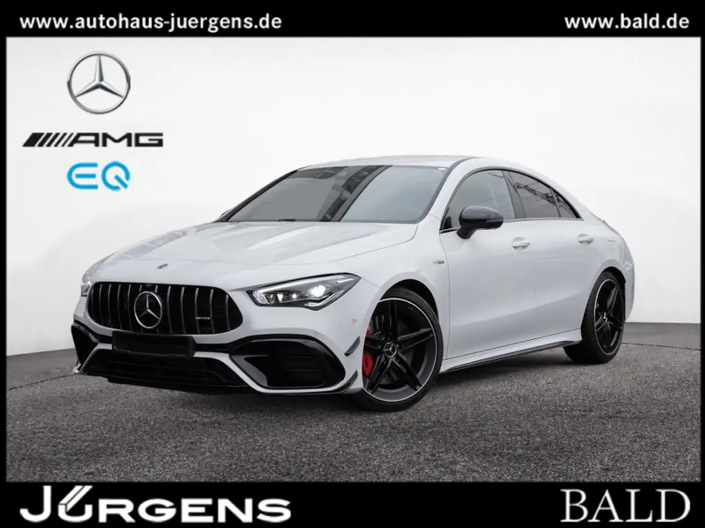 Mercedes-Benz CLA 45 AMG S 4M+ Coupé Aero/MLB/360/HUD/Night/19 Weiß - 1
