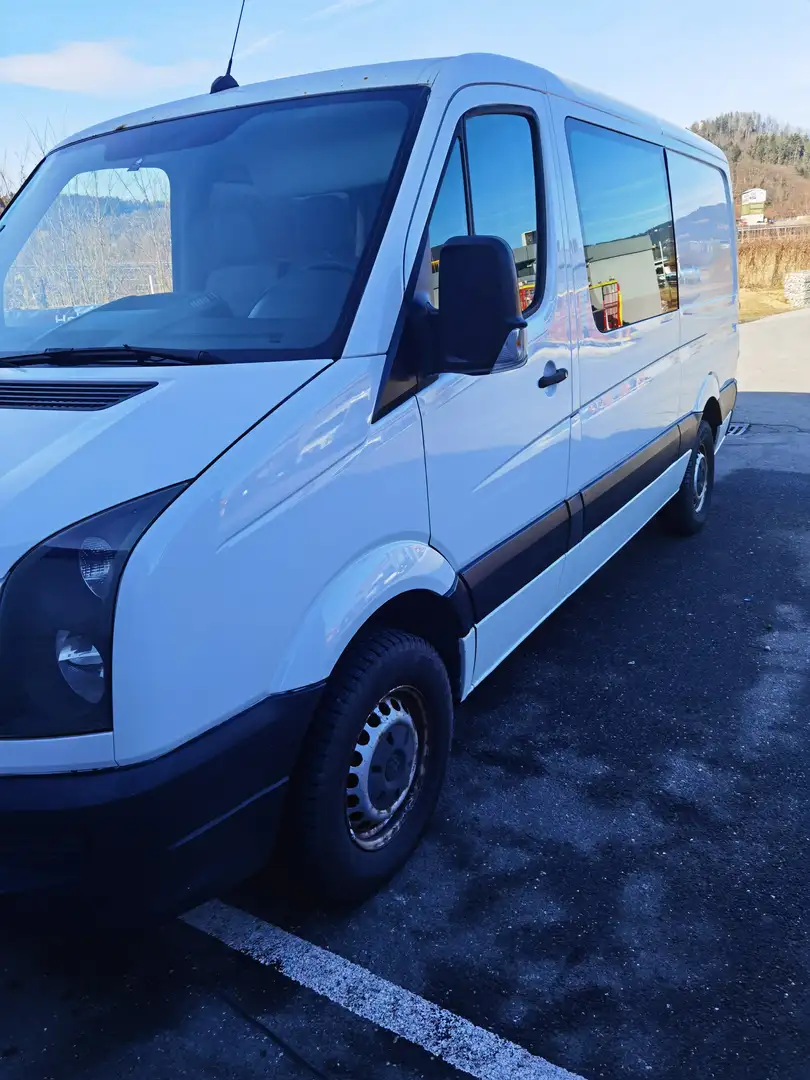 Volkswagen Crafter 35 HR Kasten-Doka 3-3 MR TDI Weiß - 1