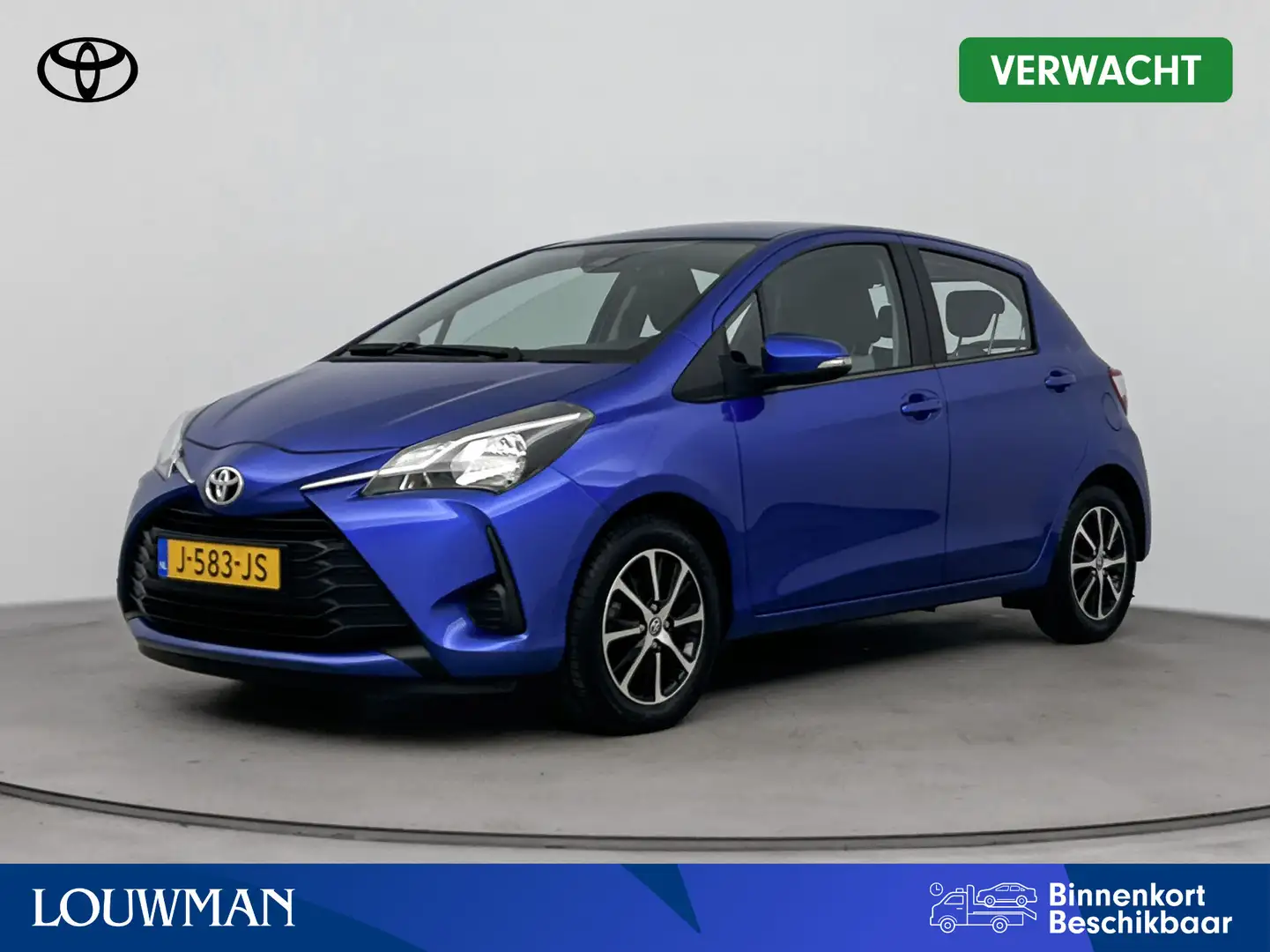 Toyota Yaris 1.0 VVT-i Connect Blauw - 1