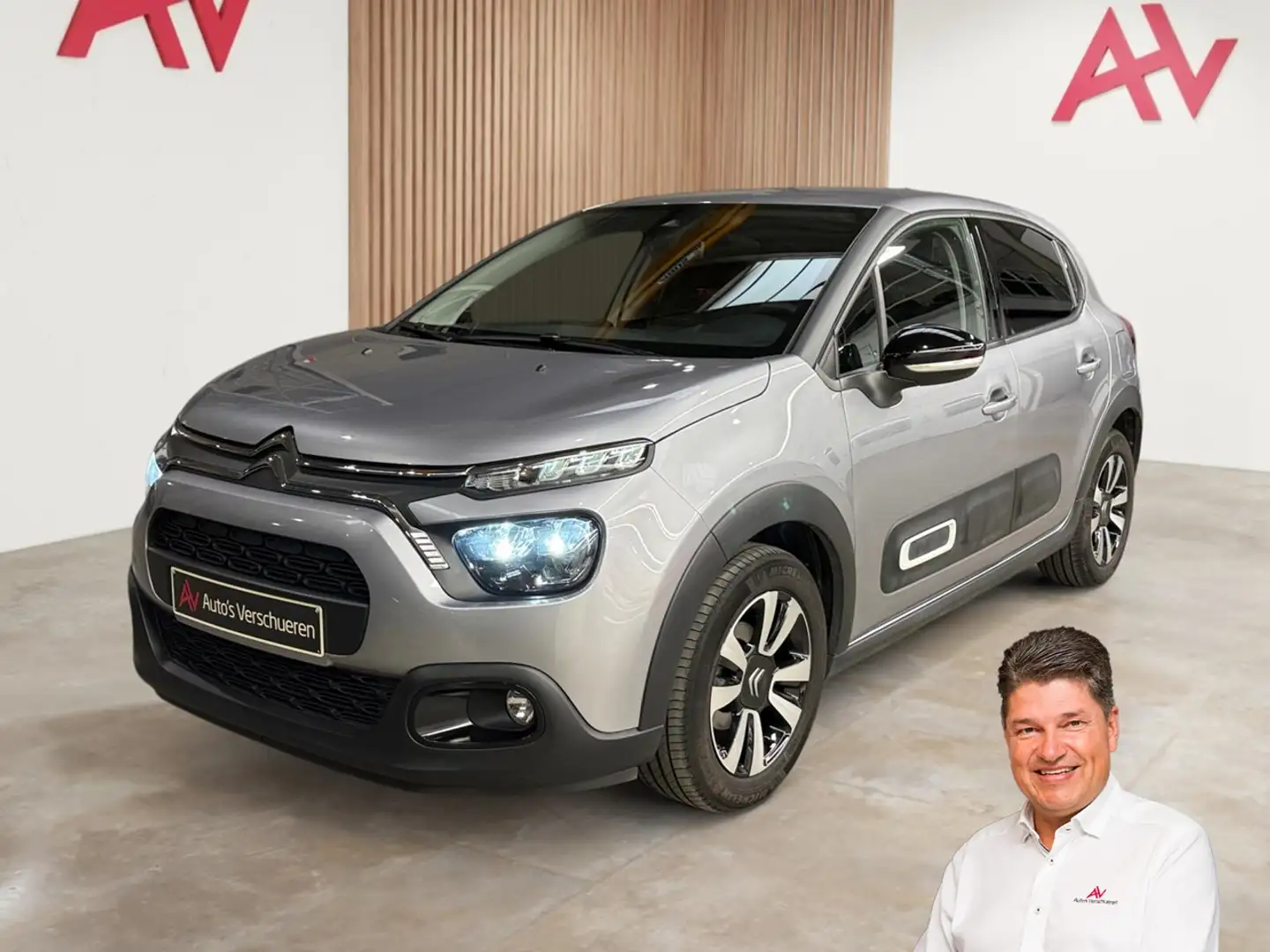 Citroen C3 1.2 PureTech ** Sensoren | Carplay/Android | LED Grigio - 1