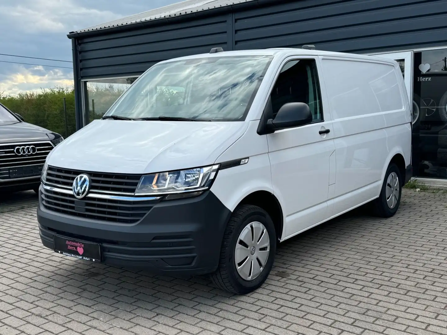 Volkswagen T6 Transporter T6 .1 Transporter*GARANTIE*DSG*AHK*R-Cam*Klima Biały - 1