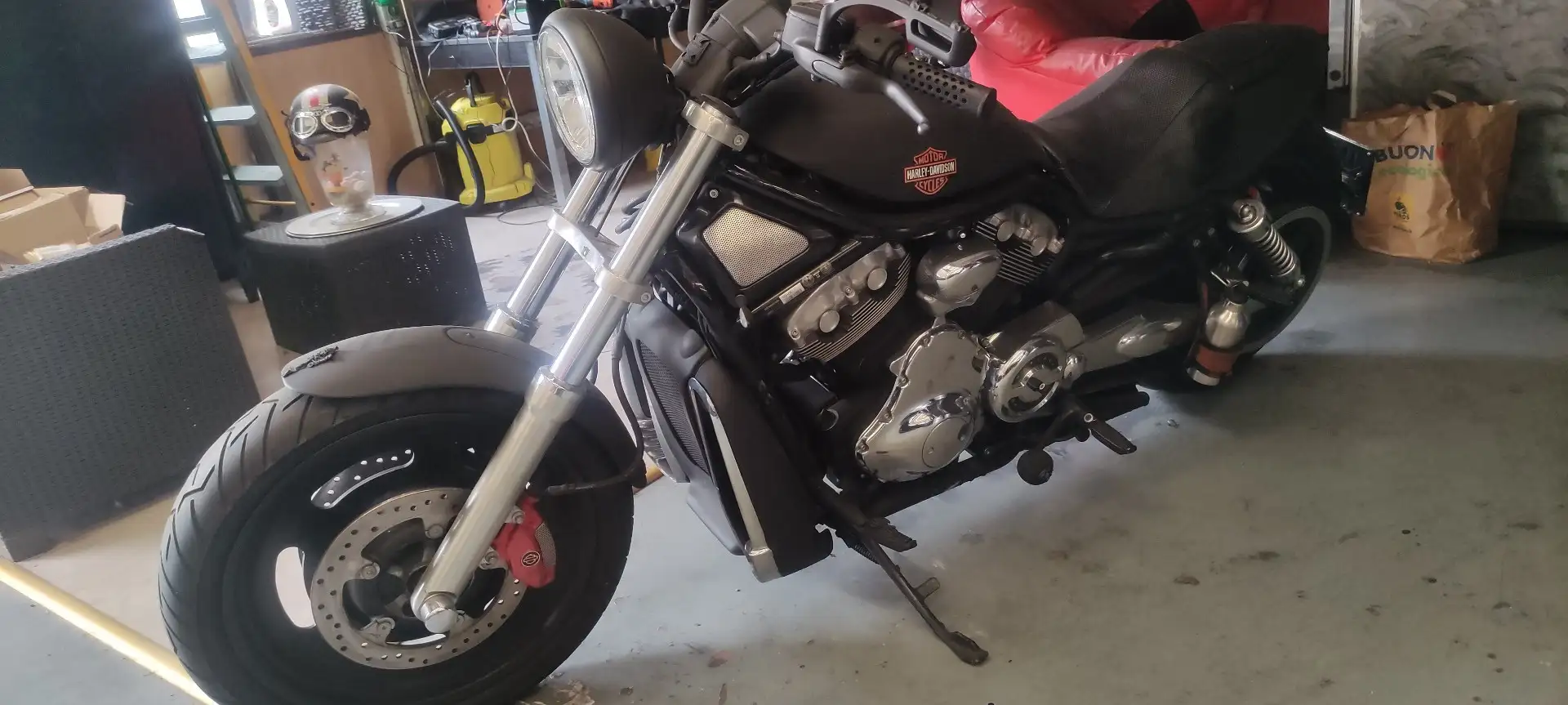 Harley-Davidson V-Rod km 15000!!!! tagliandata Nero - 1