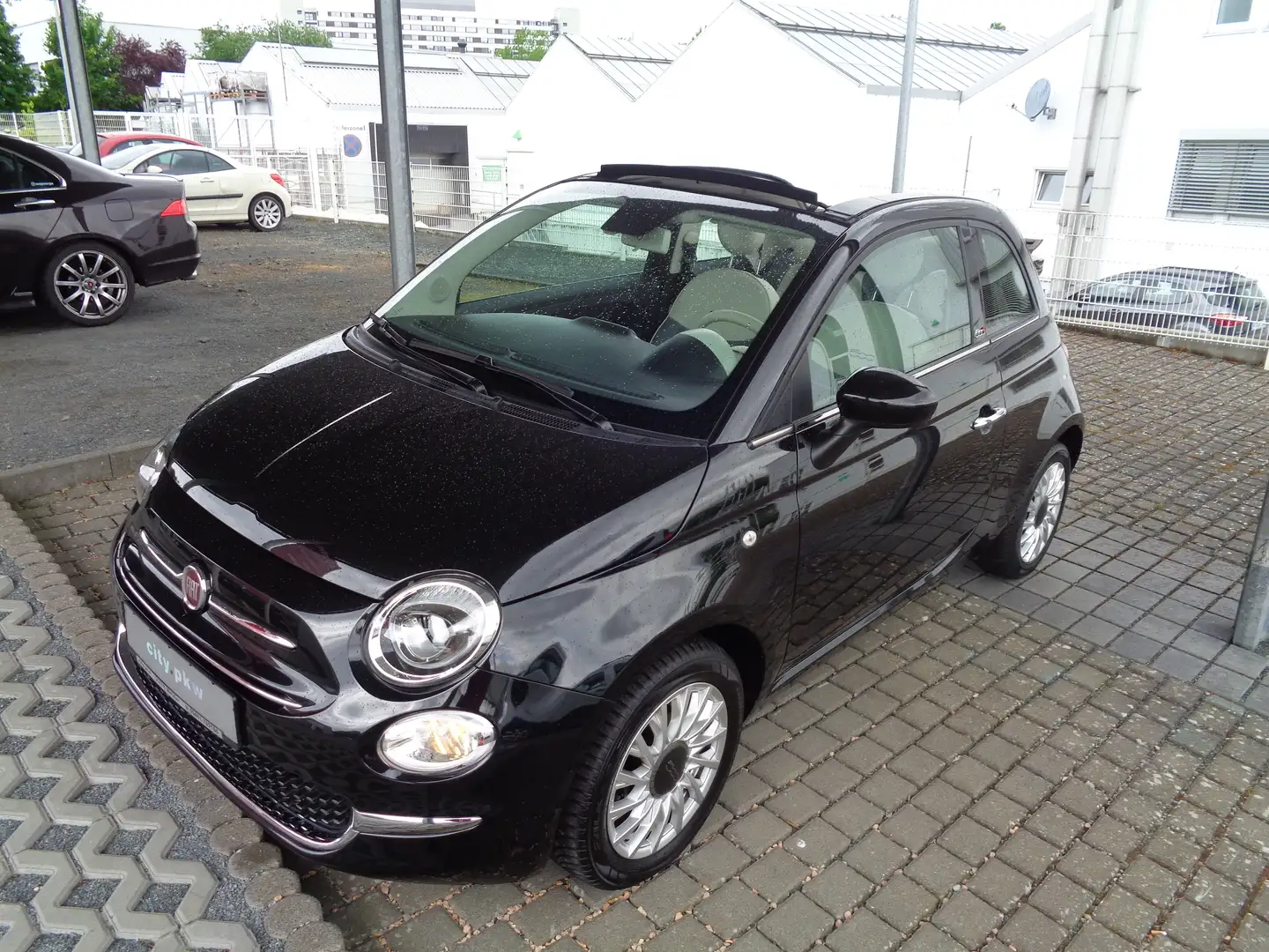 Fiat 500 Lounge, Alu,Klimaautomatik Negro - 1