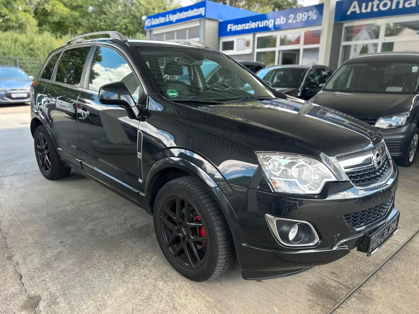 Opel Antara Cosmo 4x4*AHK*TÜV Neu*LEDER*SHZ*PDC*8-fac Schwarz - 1