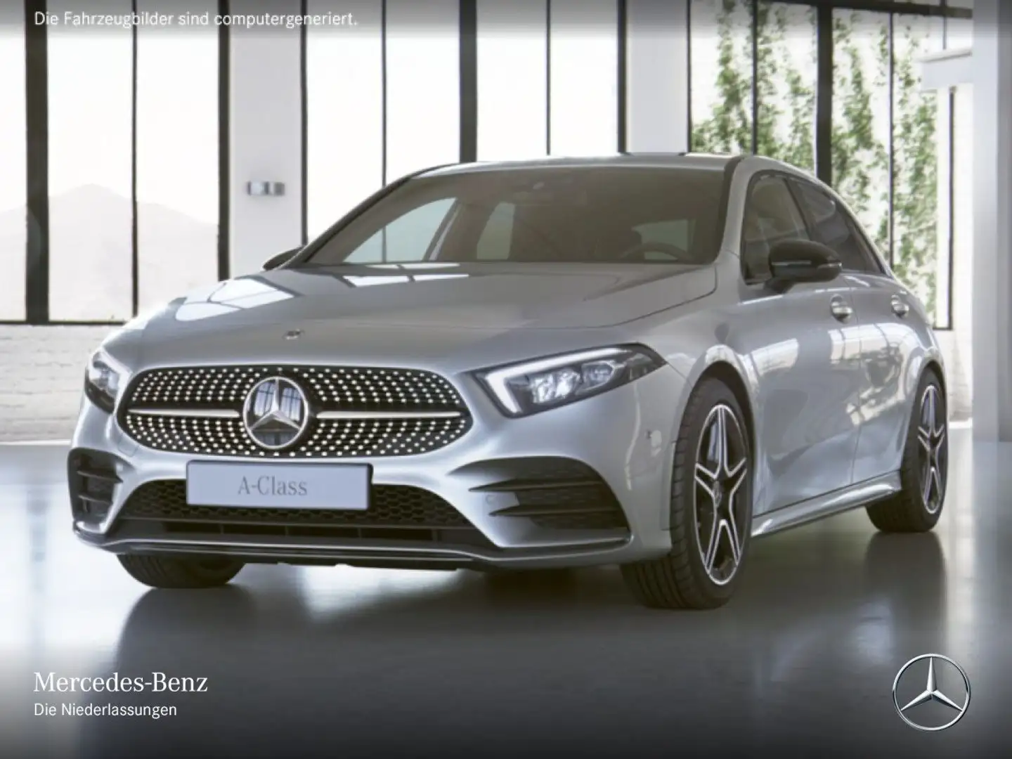 Mercedes-Benz A 200 AMG+NIGHT+LED+KAMERA+TOTW+7G Silber - 2
