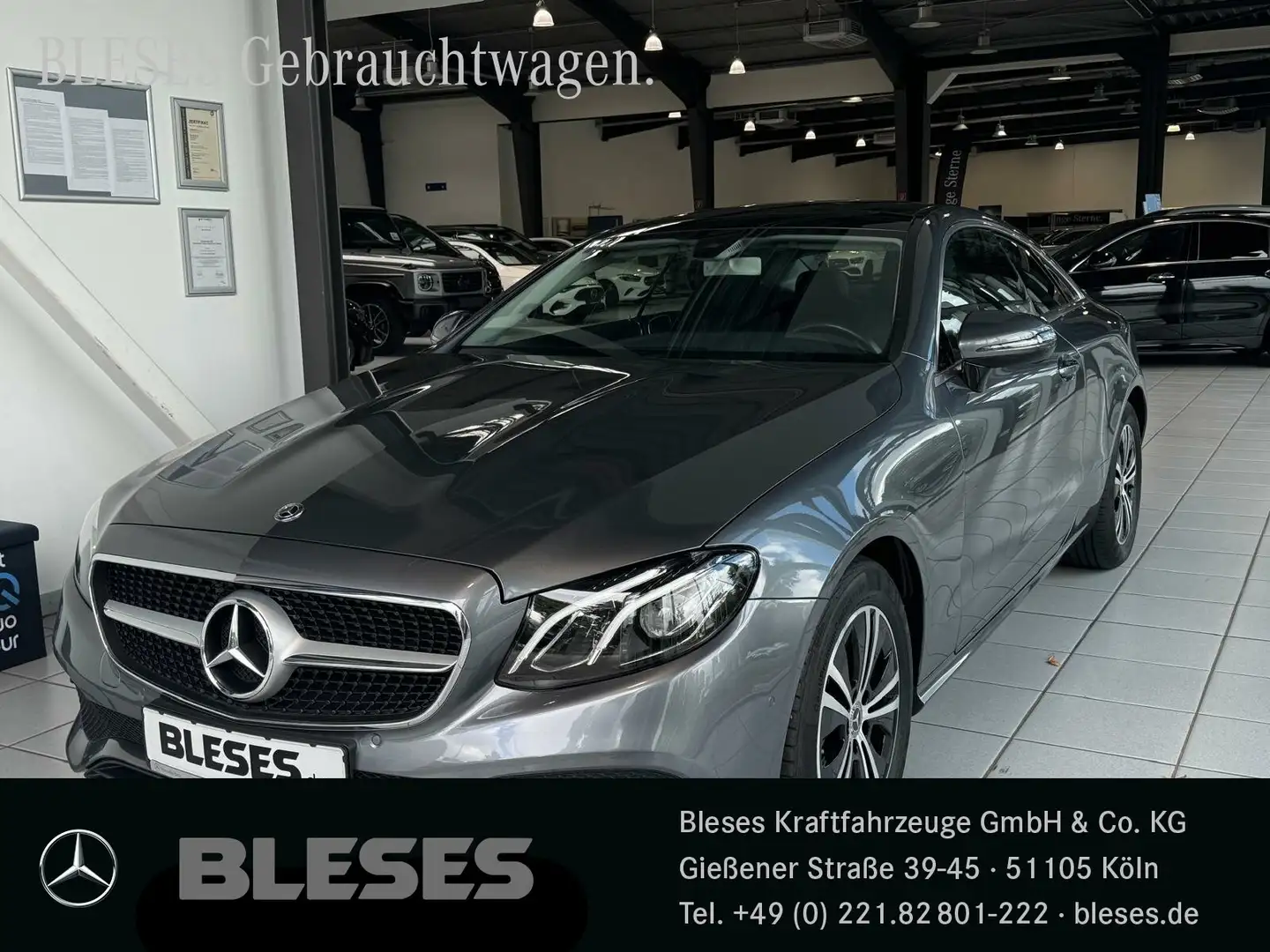 Mercedes-Benz E 200 E 200 Coupé Avantgarde+Navi+Pano-D.+LED+Kamera+ Gris - 1