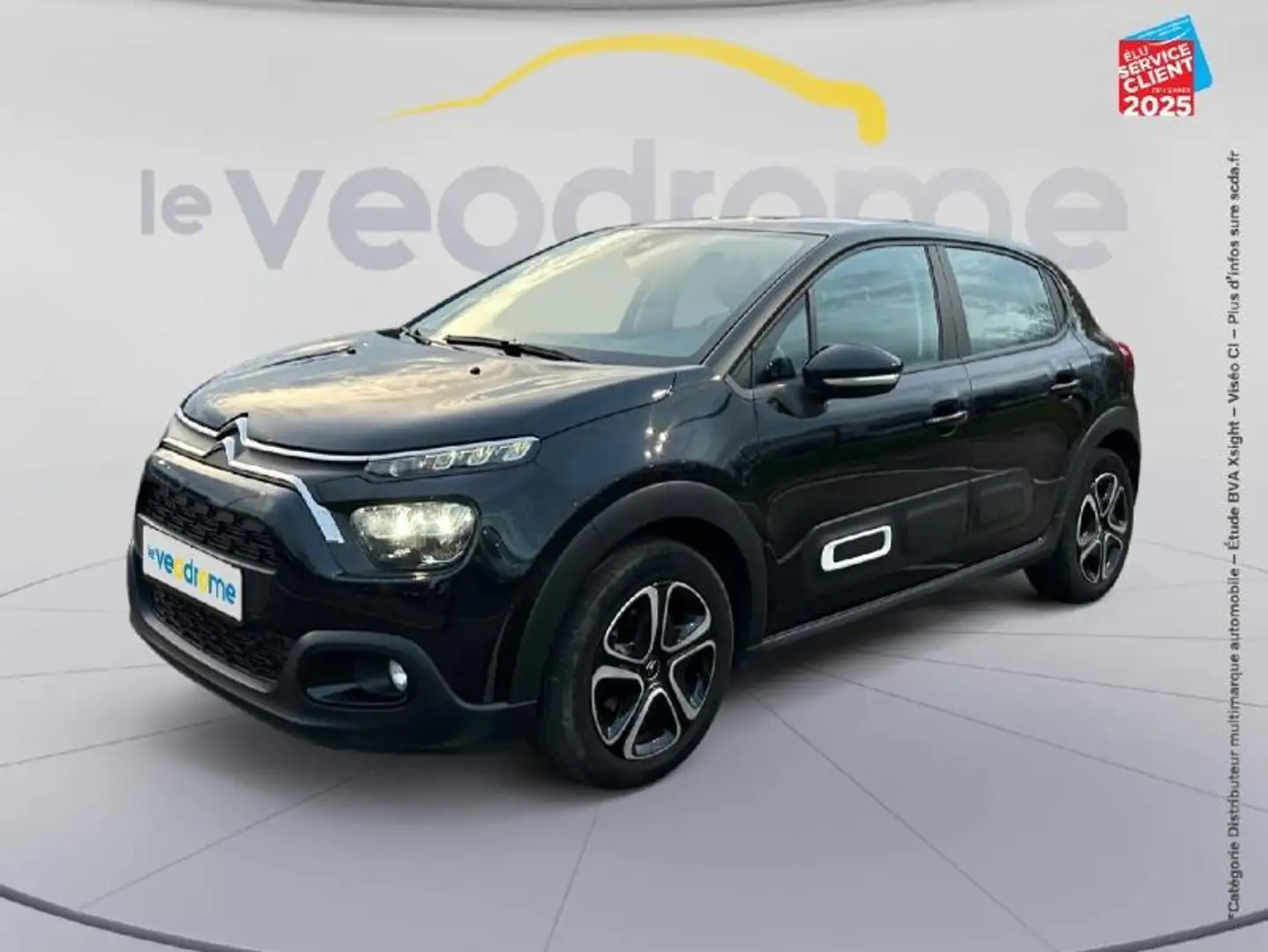 Citroen C3 1.2 PureTech 110ch S/S PLUS GPS Radar AR Carplay Noir - 1
