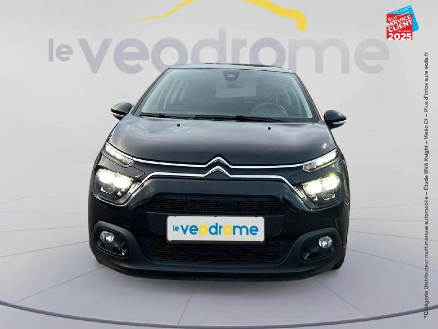 Citroen C3 1.2 PureTech 110ch S/S PLUS GPS Radar AR Carplay Noir - 2