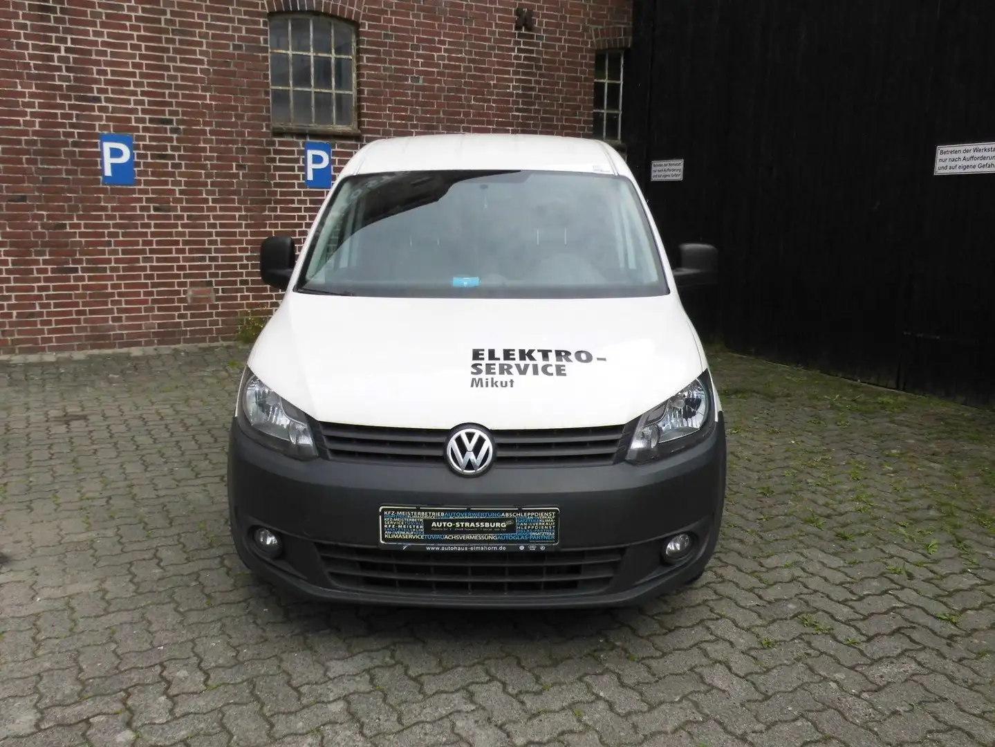 Volkswagen Caddy 1.6 TDI*AHK*Klima*Verkauf an Gewerbe o. Export Blanc - 2