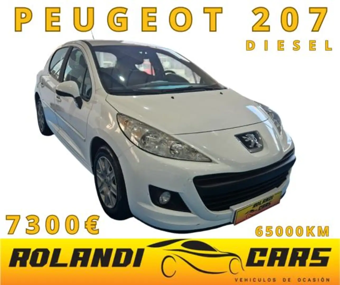Peugeot 207 1.4HDI FAP Active Blanco - 1