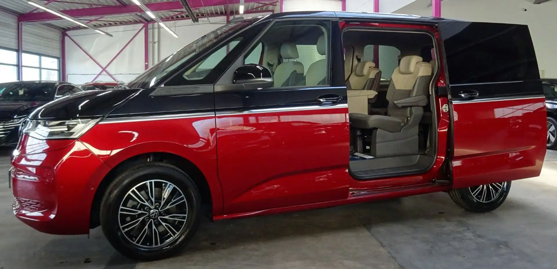 Volkswagen T7 Multivan T7 MULTIVAN 1.4*7 SITZ*ACC*AHK*SHZ*CAM*KEY*TISCH Schwarz - 2