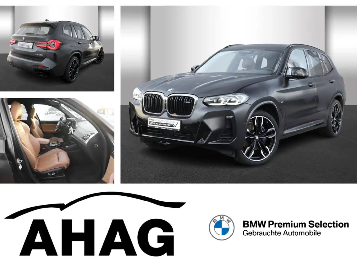 BMW X3 M40i ACC Pano HUD 21" H/K 360Â° M Sportsitze Gris - 1