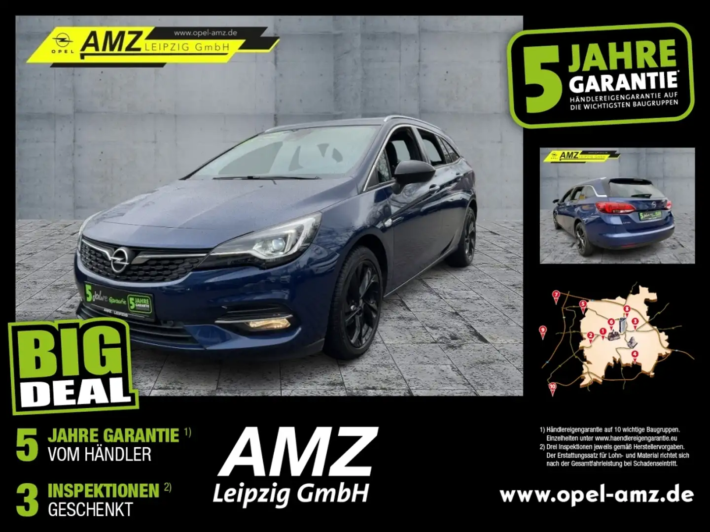 Opel Astra K 1.2 Turbo *wenig Kilometer* Blau - 1