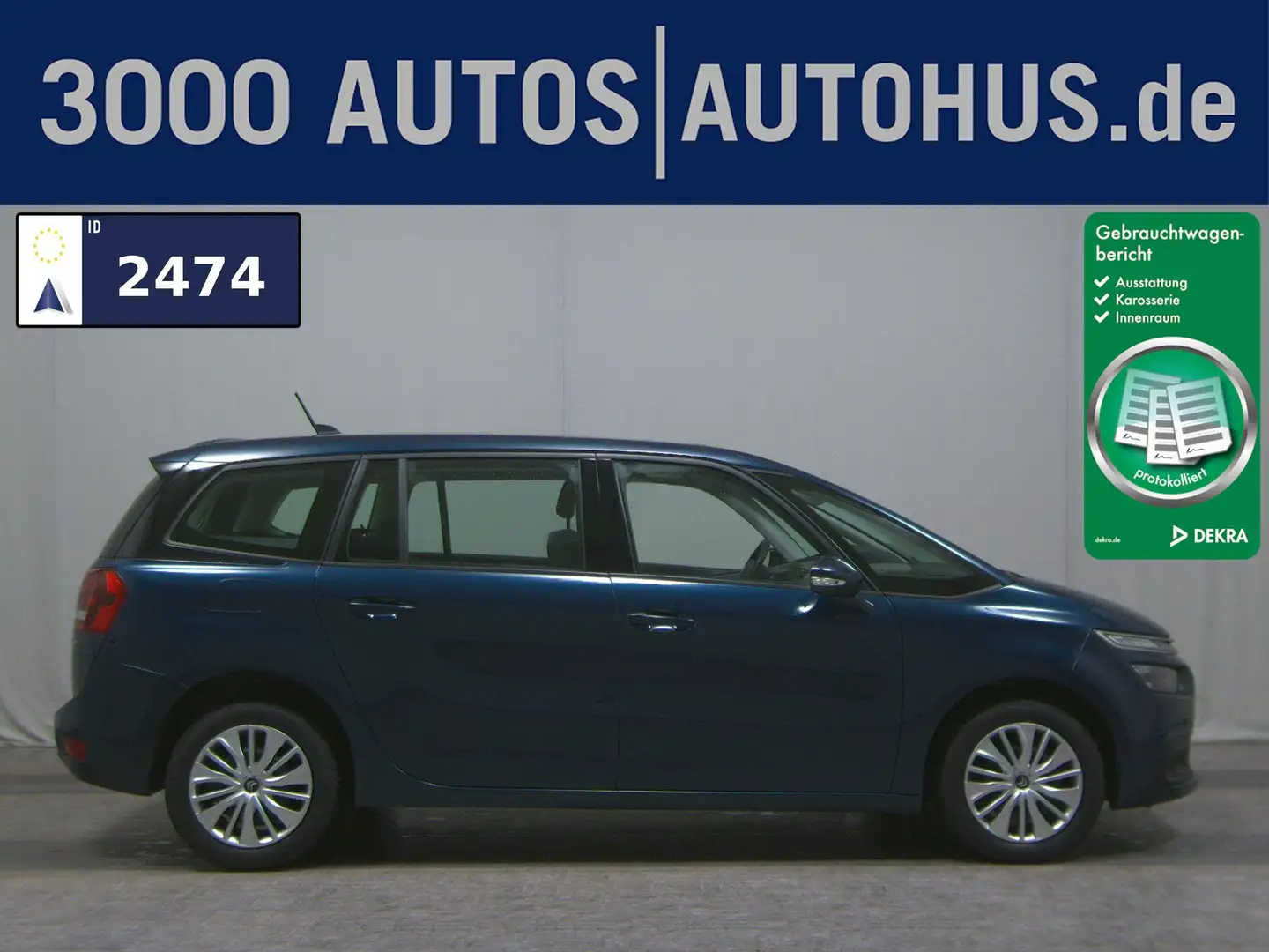 Citroen C4 Grand Spacetourer 1.5 BlueHDi Live Navi Shz Blau - 1