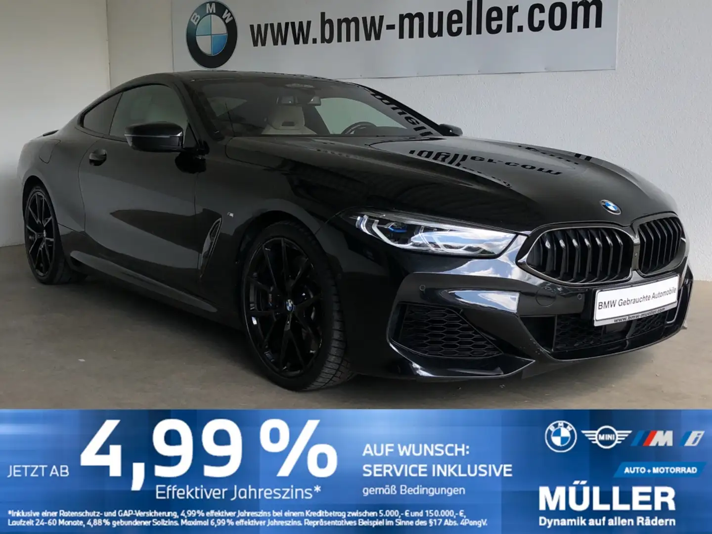 BMW 840 i xDrive M Sport SHZ/INTEG/SOFT/S-Lüft/hk/360 SHZ/ crna - 1