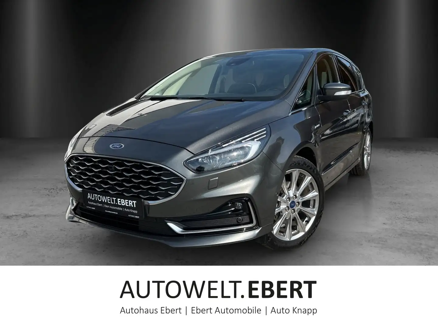Ford S-Max 2.5 Duratec Hybrid Vignale/PANO/AHK/7-Si./ Gris - 1