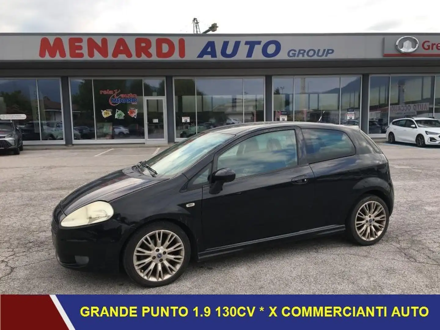 Fiat Grande Punto 1.9 Mjt 130cv Sport 3p X COMMERCIANTI Zwart - 1