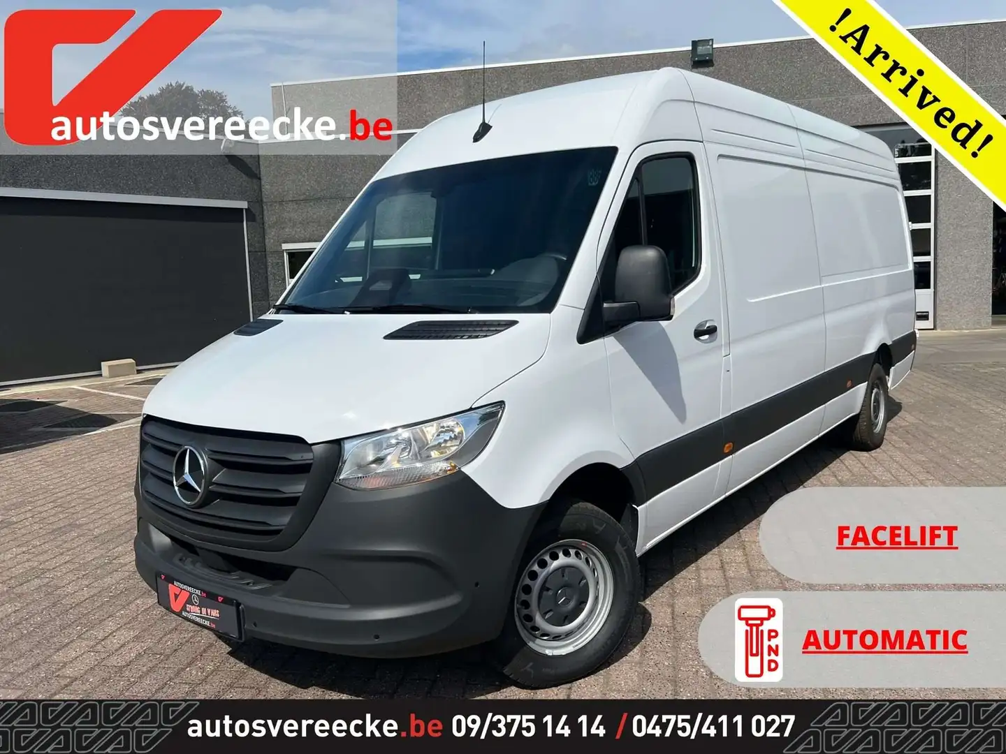 Mercedes-Benz Sprinter 317 L3H2 PRO(38.000€ex)FACELIFTCAMERA11\ MBUX Blanc - 1