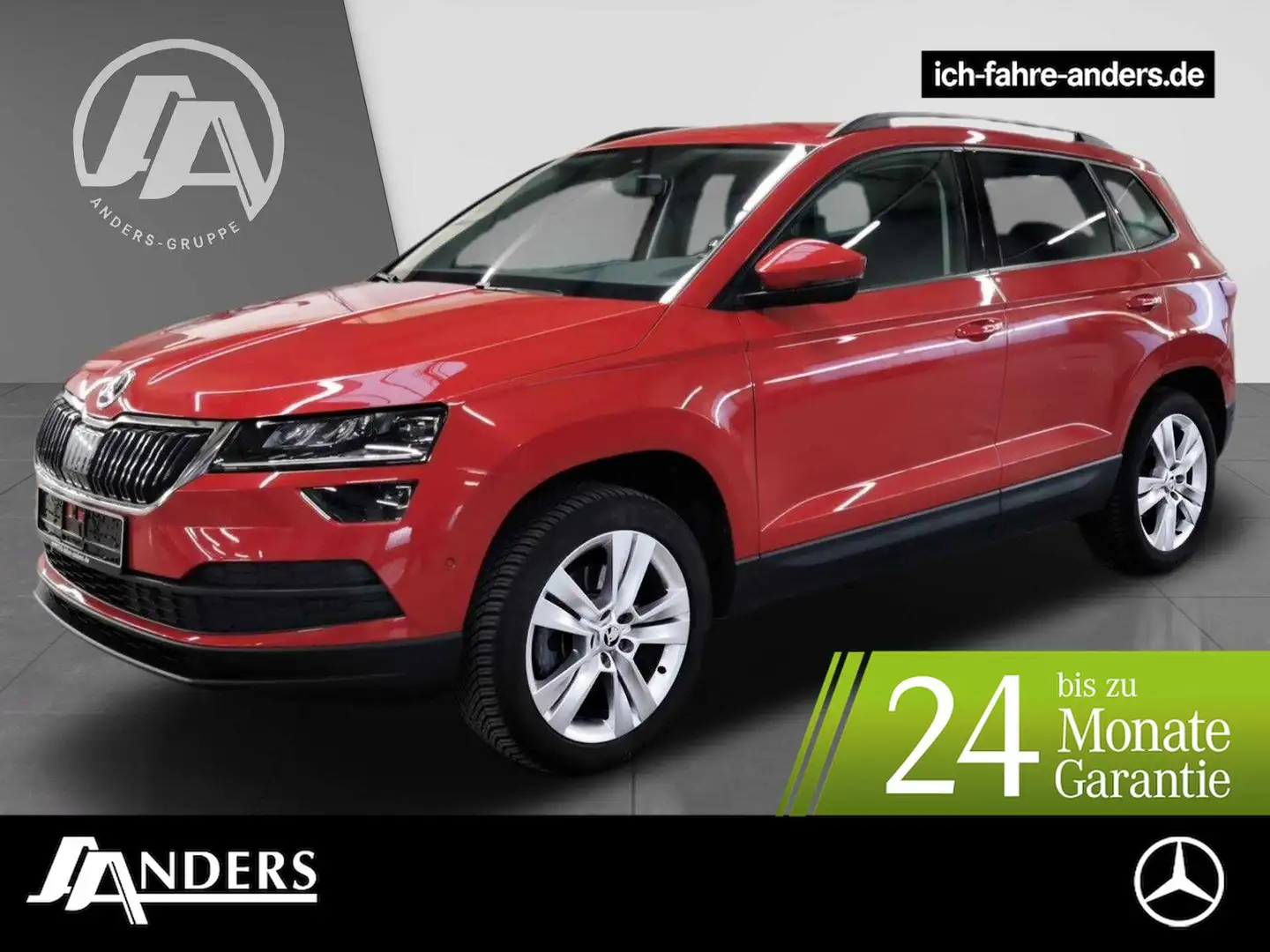 Skoda Karoq 2.0 TDI Style 4x4 DSG +FLA+AHK+SHZ+LED+LM Червоний - 1