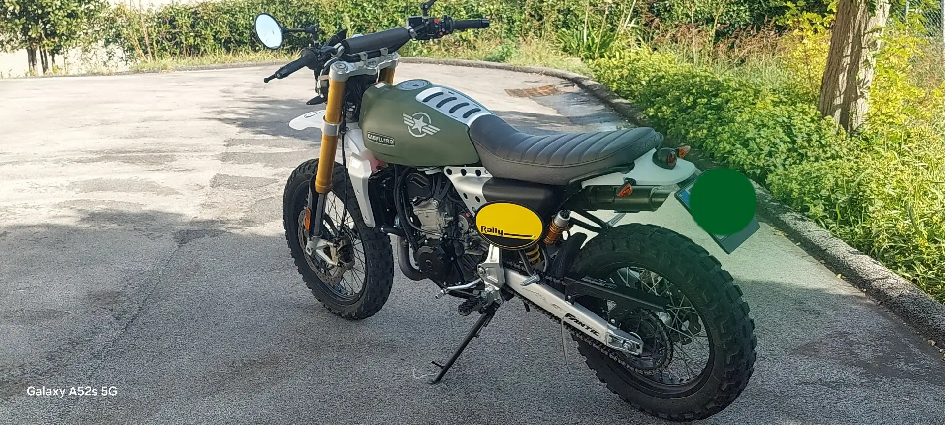 Fantic Caballero 500 rally Zelená - 2