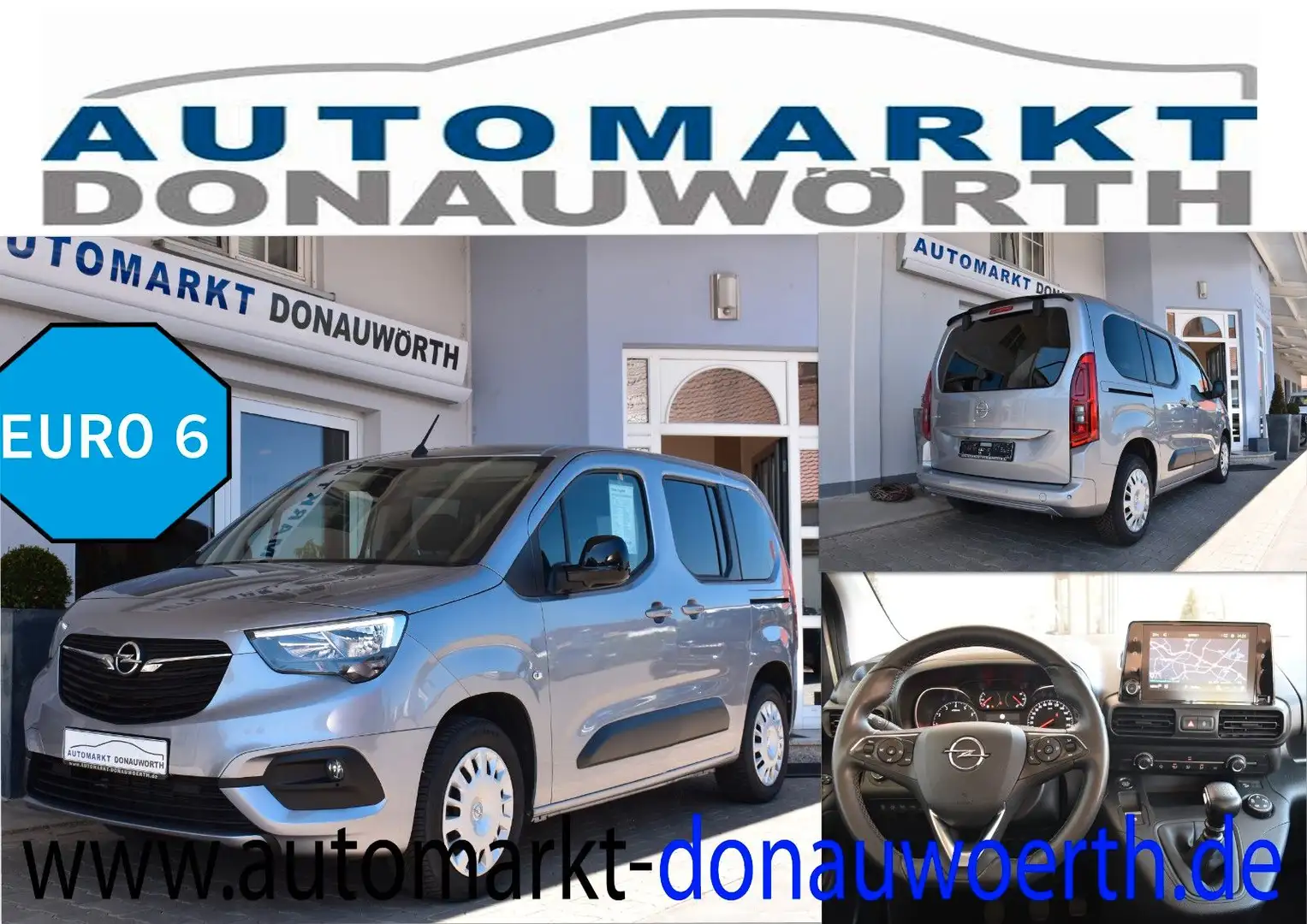 Opel Combo Life 1.5 D Start/Stop Elegance Navi Standh Plateado - 1