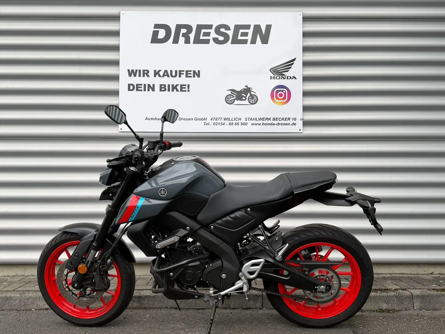 Yamaha YZF-R125 ABS * 1. Hand * 4.500km * Gris - 2
