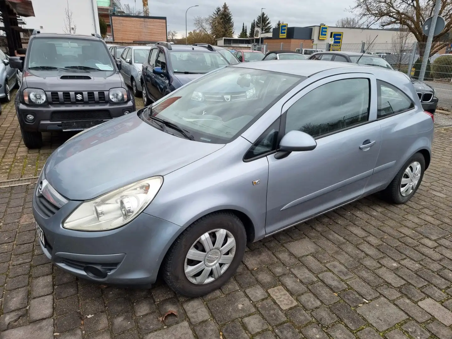 Opel Corsa D 1.0 Klima FunkZv El.Fh Servo Scheckheft Grau - 1