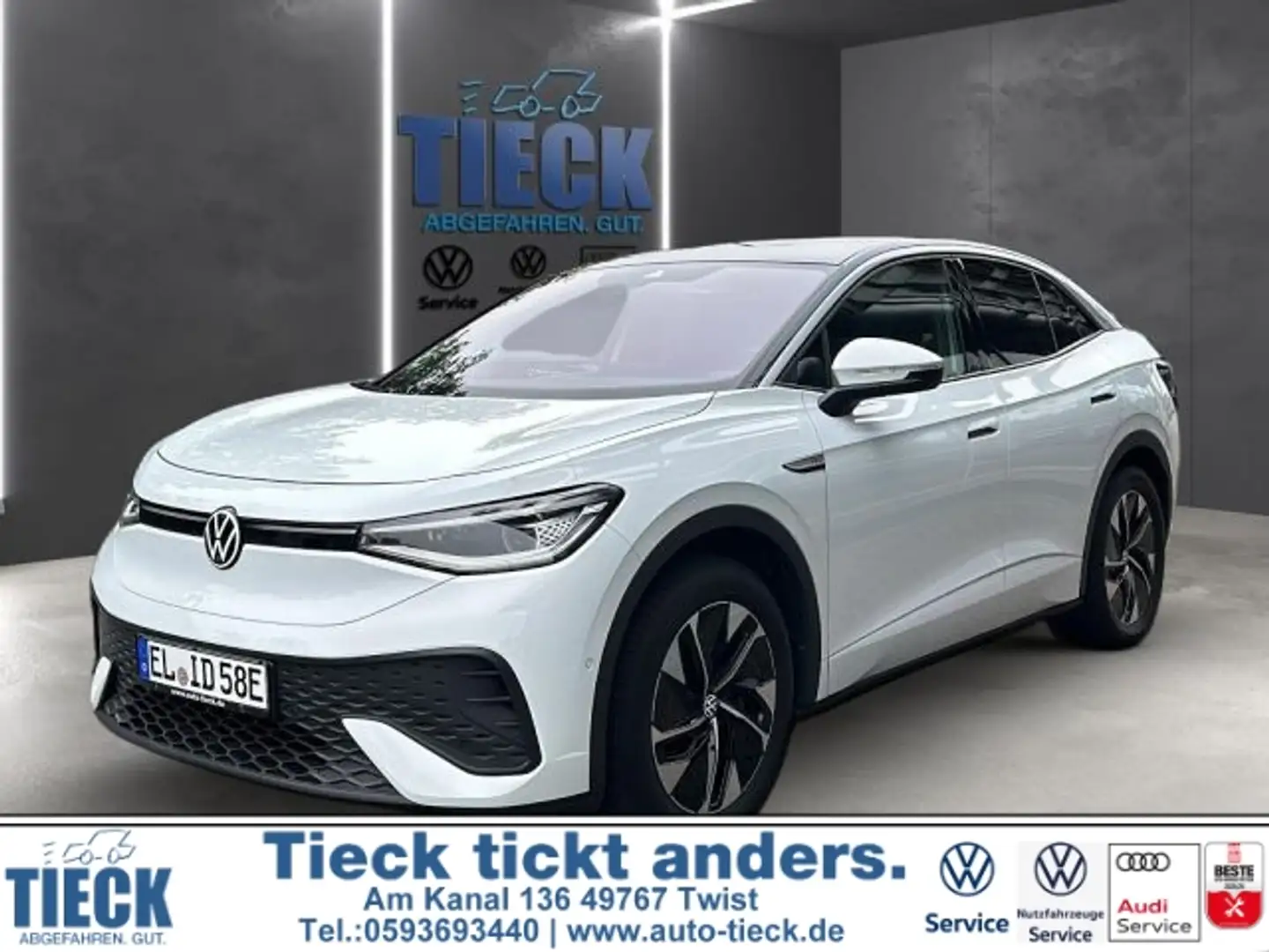 Volkswagen ID.5 Pro Perf. 77 kW h AHK Matrix Pano LED Navi Weiß - 1