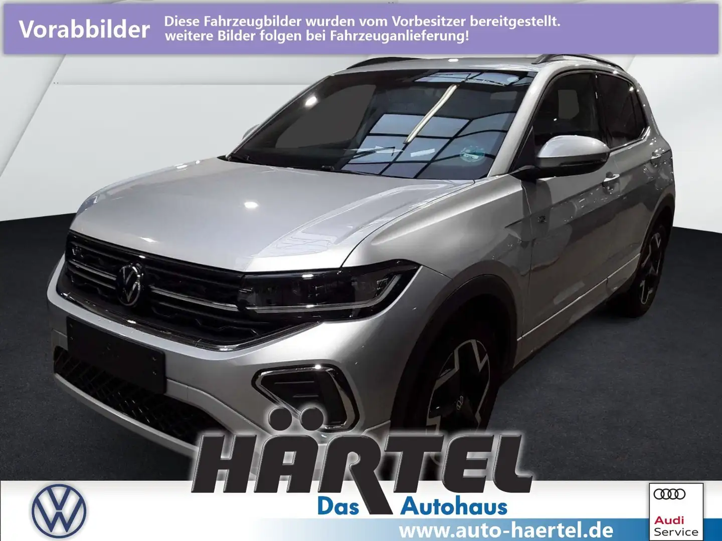 Volkswagen T-Cross R-LINE 1.5 TI DSG (+ACC-RADAR+NAVI) LED Silber - 1