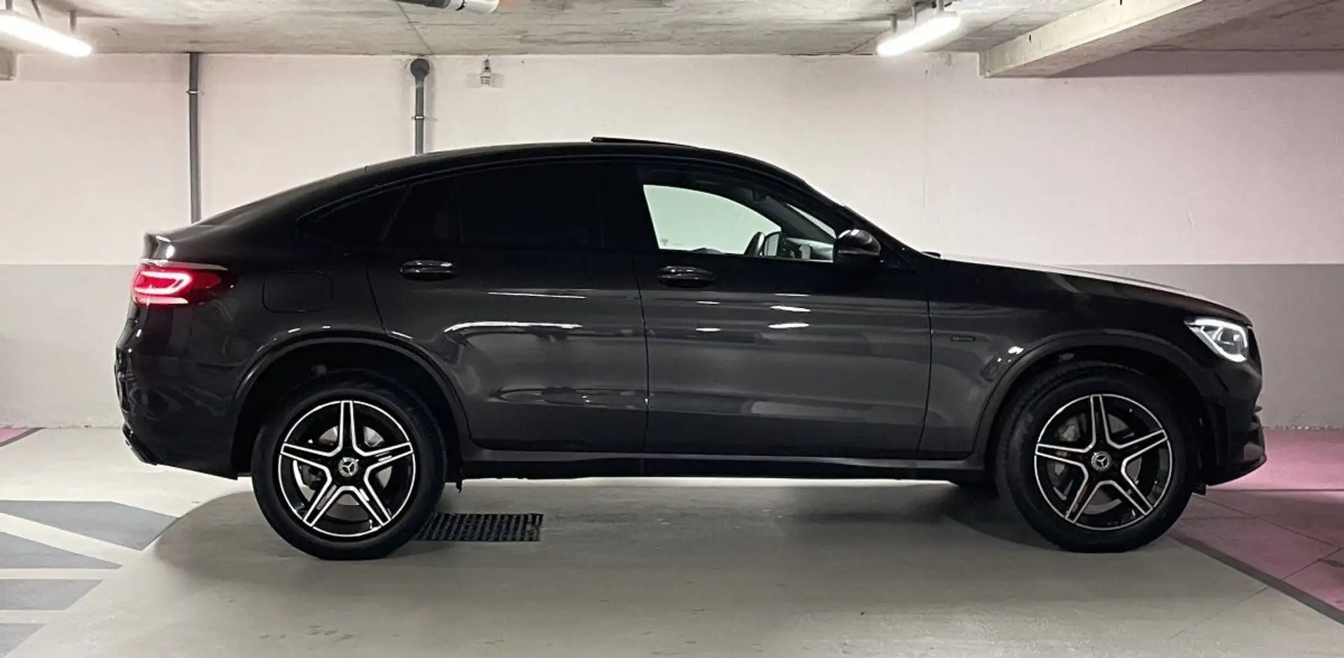 Mercedes-Benz GLC 300 Coupe 300 e 211%2B122ch AMG Line 4Matic 9G-Tronic  Gris - 2