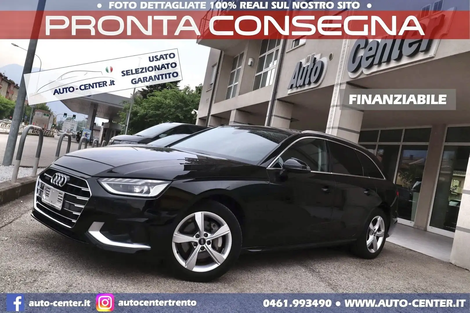 Audi A4 Avant 40 TDI quattro Stronic Advanced *GANCIO Nero - 1