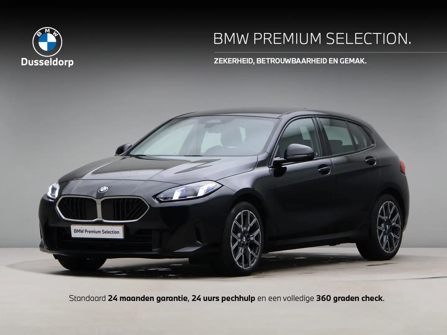BMW 120 1 Serie Noir - 1
