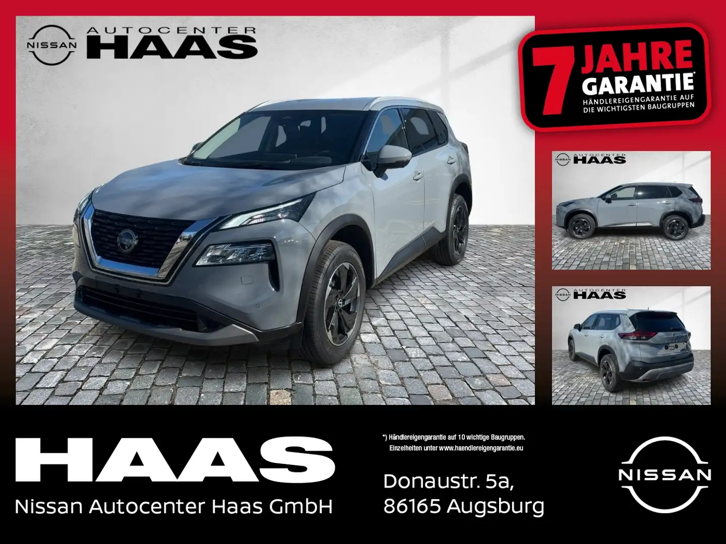 Nissan X-Trail 1.5 VC-T MHEV N-Connecta Panormadach Grigio - 1