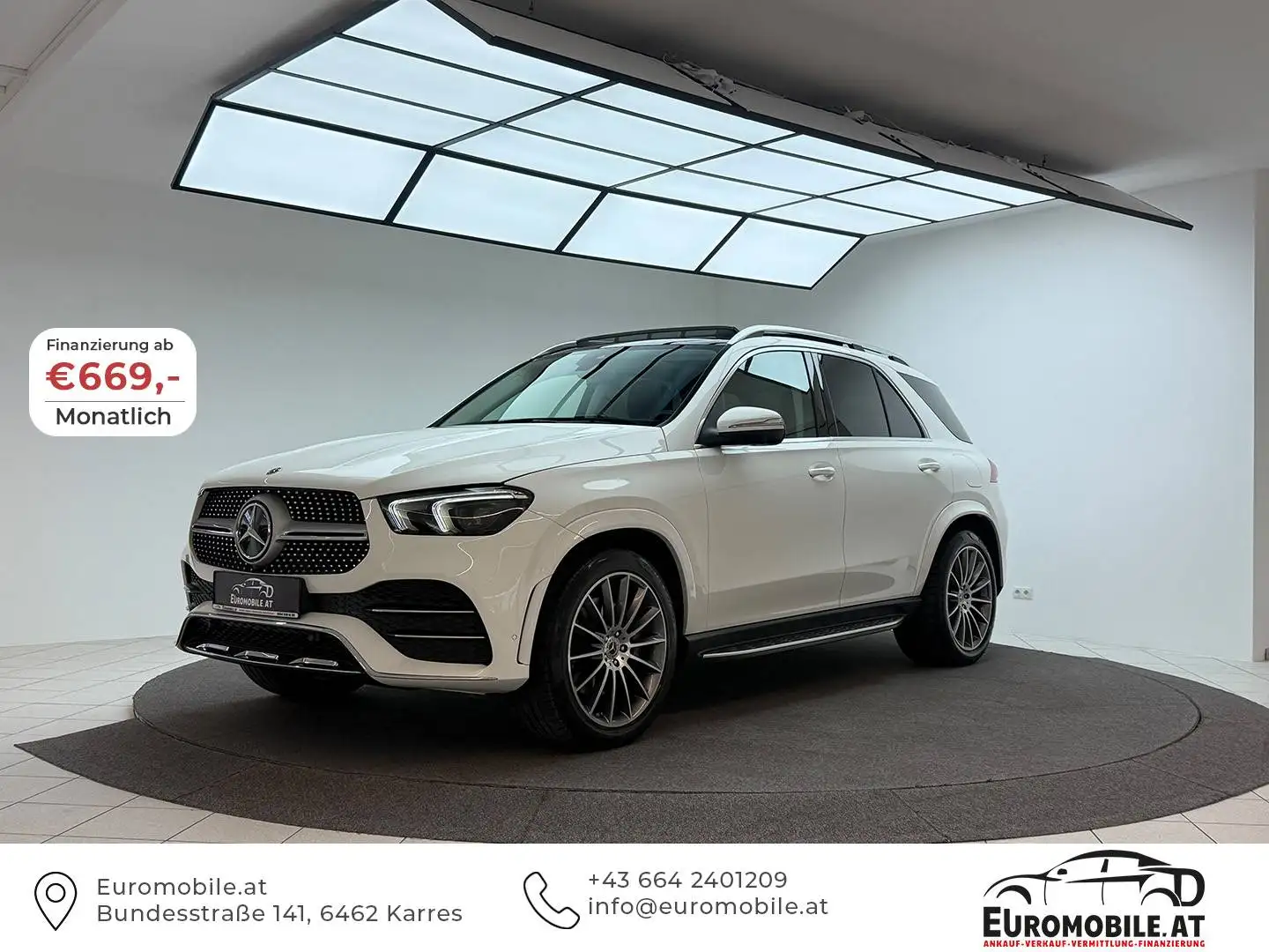 Mercedes-Benz GLE 350 GLE 350 de 4Matic AMG-Line *PANO*360*BURMESTER*TOTW*LED* Weiß - 1