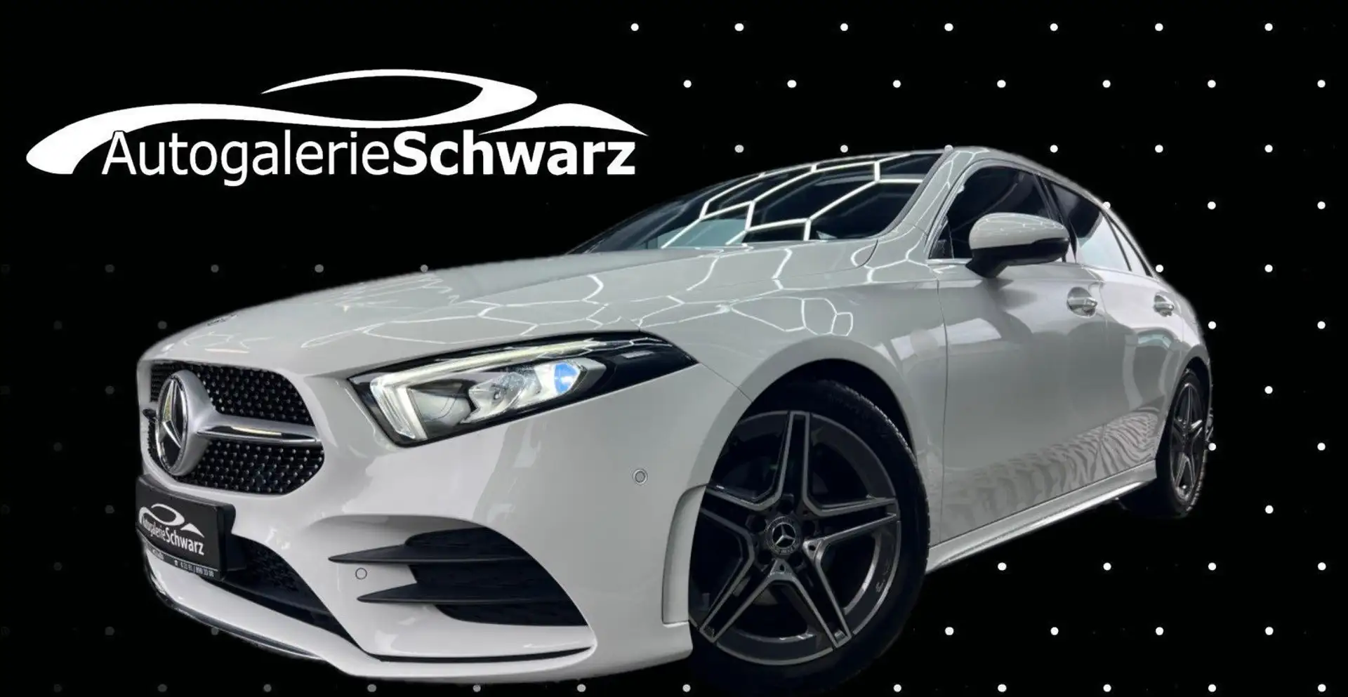 Mercedes-Benz A 200 d 8G AMG-LINE ADAP-LED AUGR+SPUR DAB+CARPLY Weiß - 1