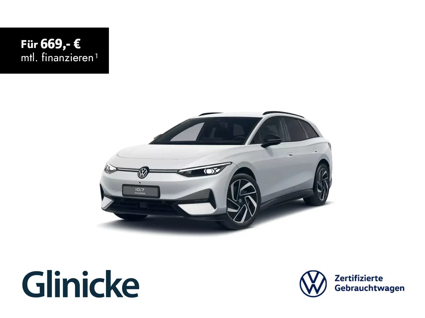 Volkswagen ID.7 Tourer Pro 210 kW Headup Wärmepumpe Klima Weiß - 1