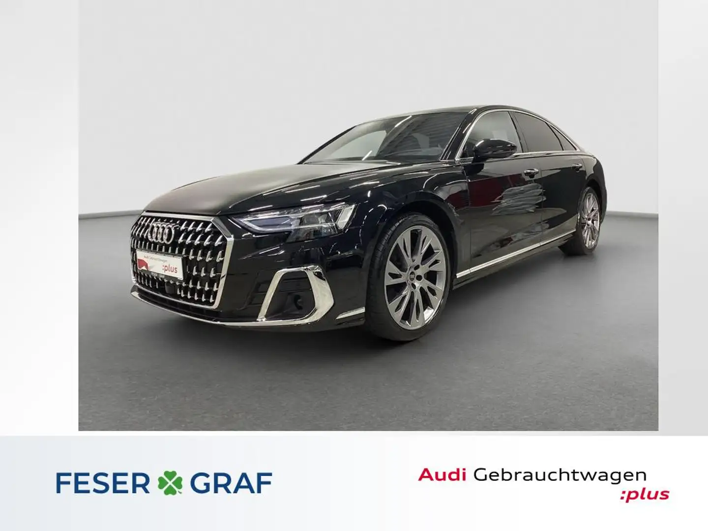 Audi A8 50 TDI S line AHK Pano B&O HUD Stdhz. AIR Schwarz - 1