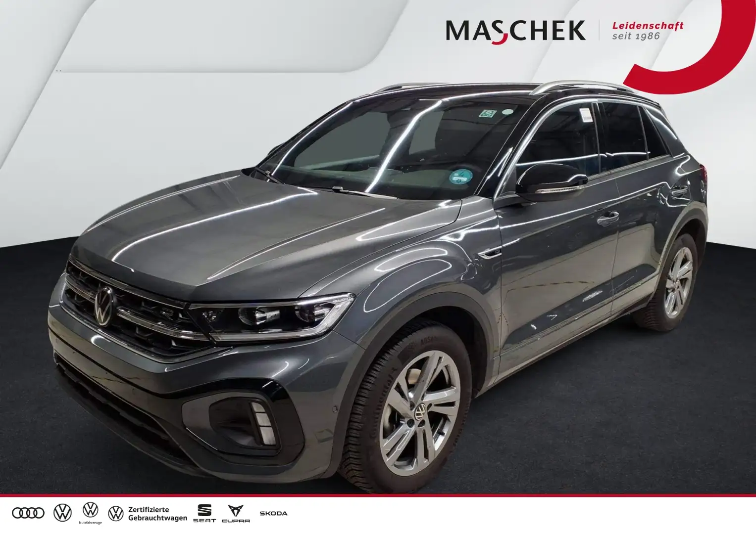 Volkswagen T-Roc R-Line 1.5 TSI Sonderleasing! AHK Navi RearView Schwarz - 1