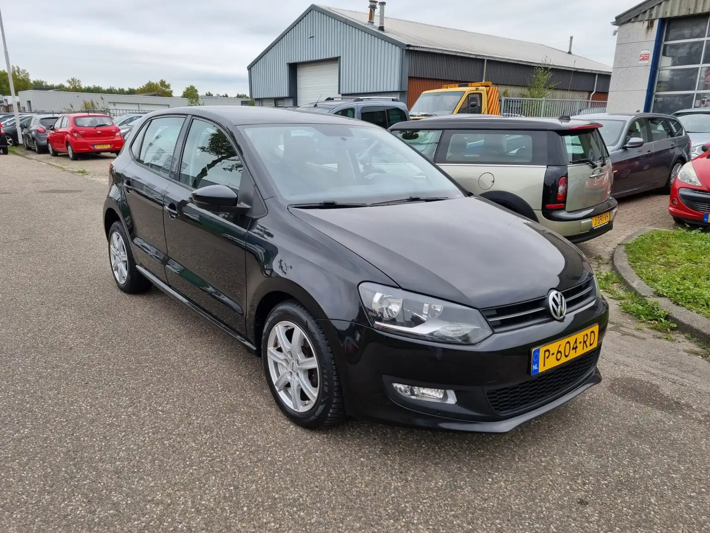 Volkswagen Polo 1.4-16V Trendline 5-Drs Airco! Bj:2009 Zwart - 2