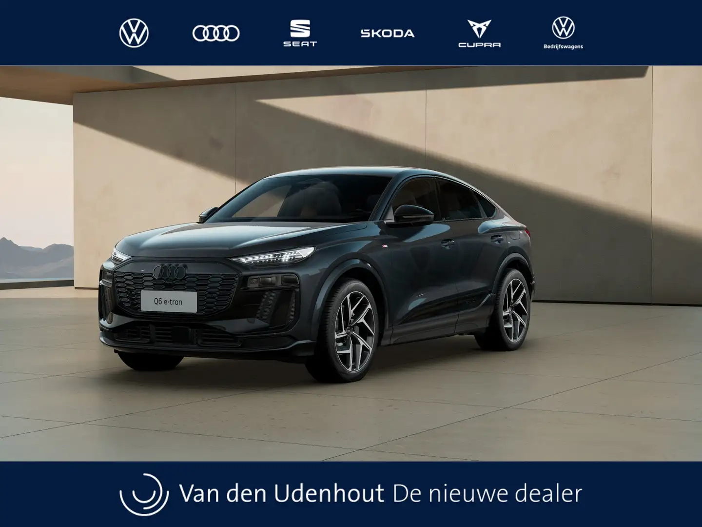 Audi Q6 e-tron Sportback S Edition 252Pk 83 kWh / Tech Pro / Comf Gris - 1