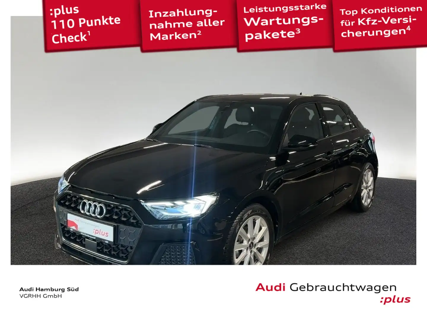 Audi A1 25 TFSI advanced S tronic S LINE Schwarz - 1