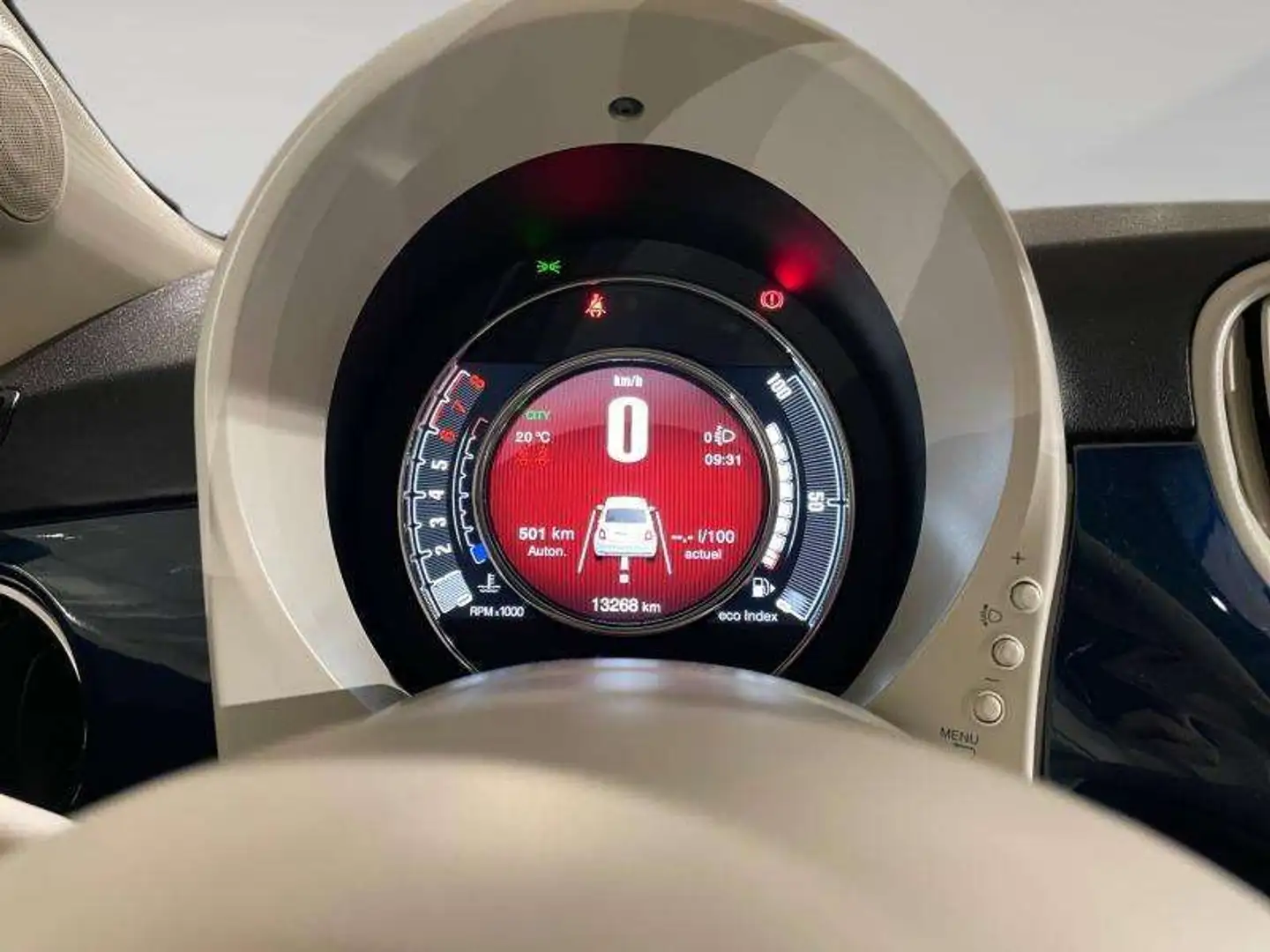 Fiat 500 1.0 Hybrid Bleu - 2