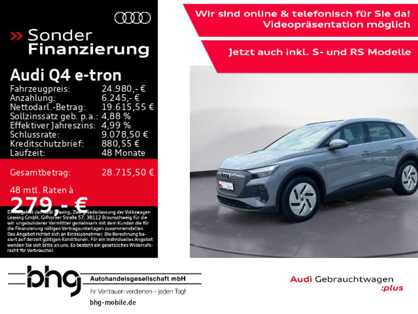 Audi Q4 e-tron Q4 35 e-tron Grau - 1