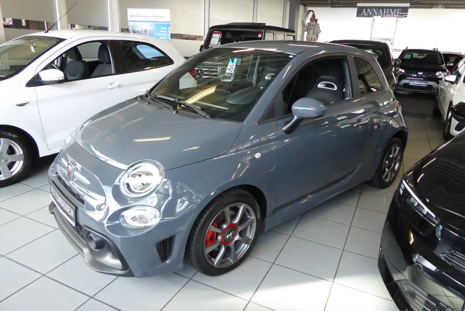 Fiat 500 595 Abarth erst 15.000 KM!! Navi Grijs - 1