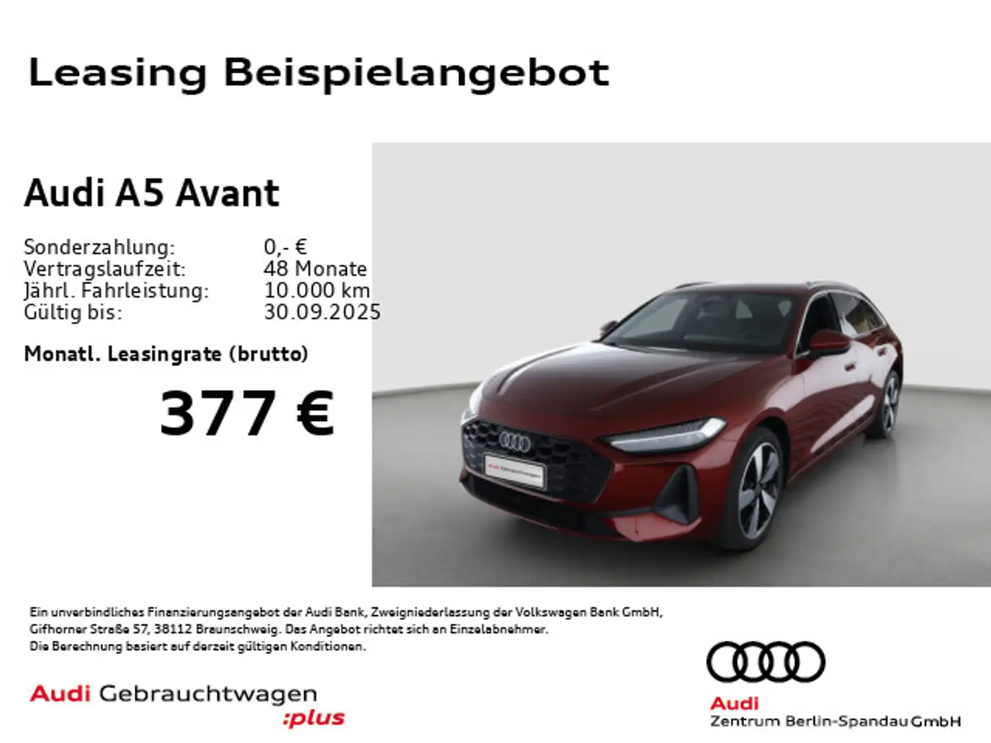 Audi A5 TFSI S Line int. S tro.*AHK*ACC*R-CAM* Roşu - 1