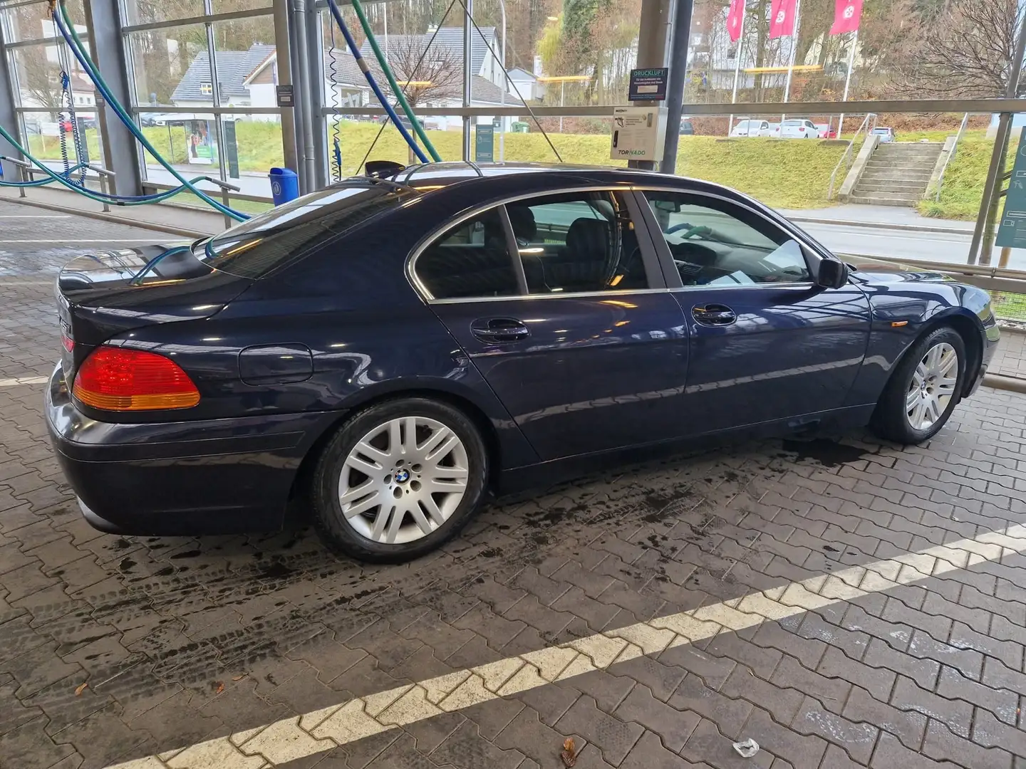 BMW 745 Tüv 09/2025 ,Leder,Klima, Синій - 2