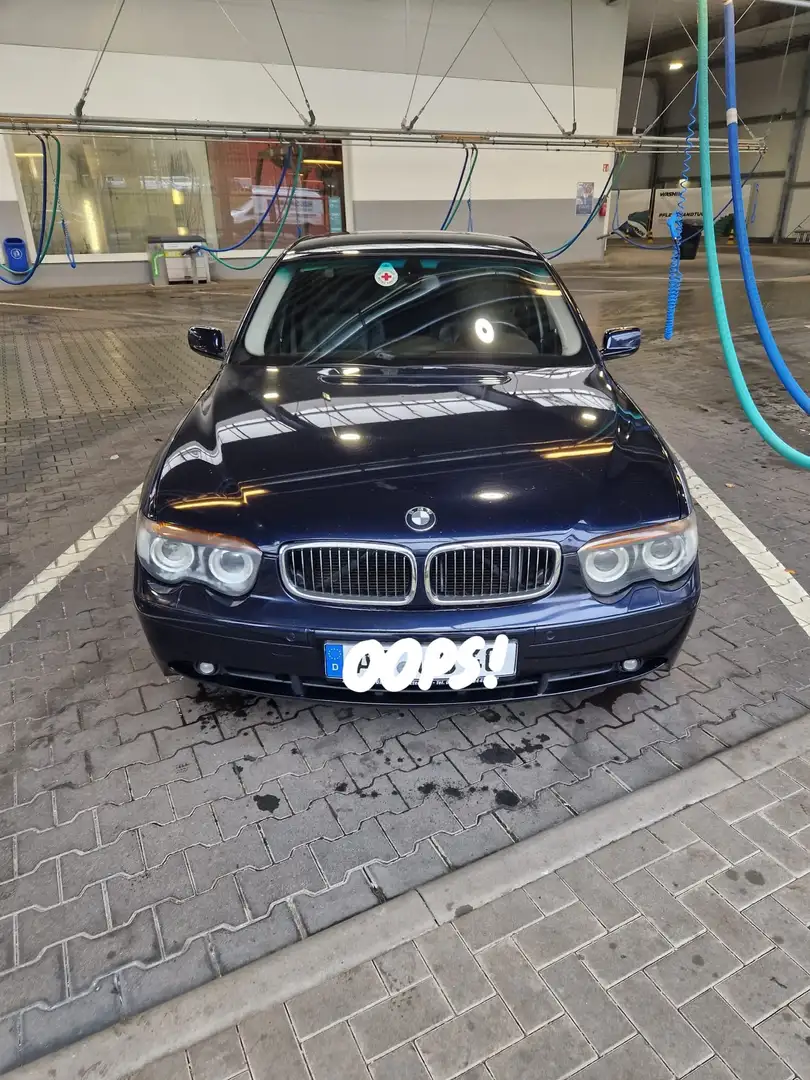BMW 745 Tüv 09/2025 ,Leder,Klima, Albastru - 1